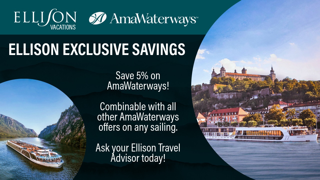 Ellison Exclusive 5 percent with amawaterways